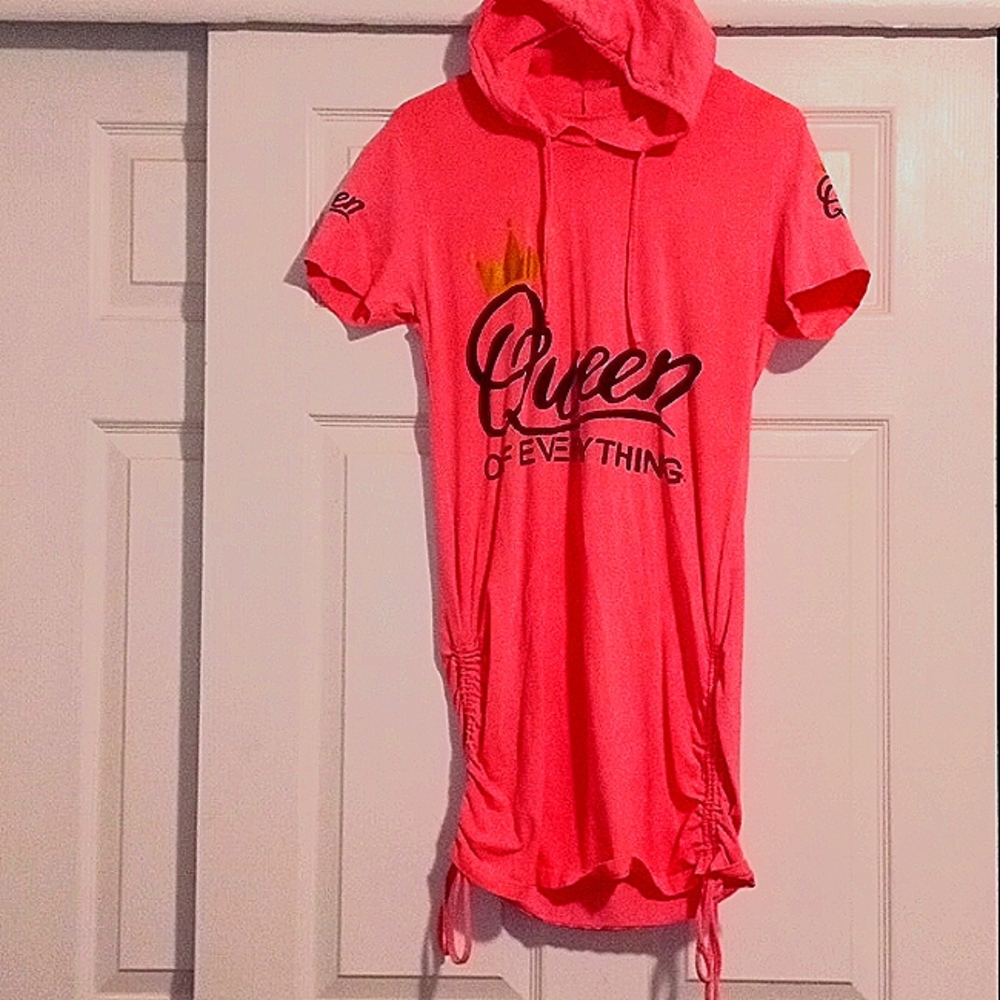 juniors On fire large flamingo pink